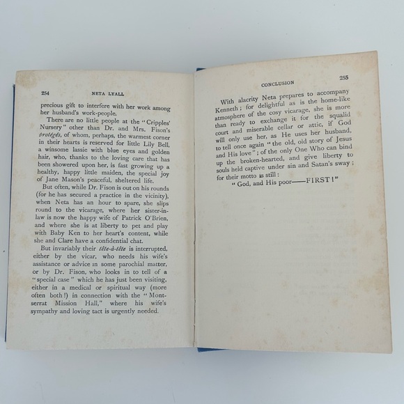 🎉2 for $15🎉 Neta Lyall by Flora E. Berry - Antique Christian Novel - Picture 9 of 9